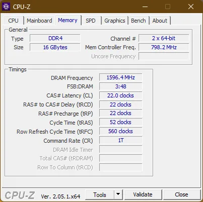 CPU-Z mainboard and chipset details