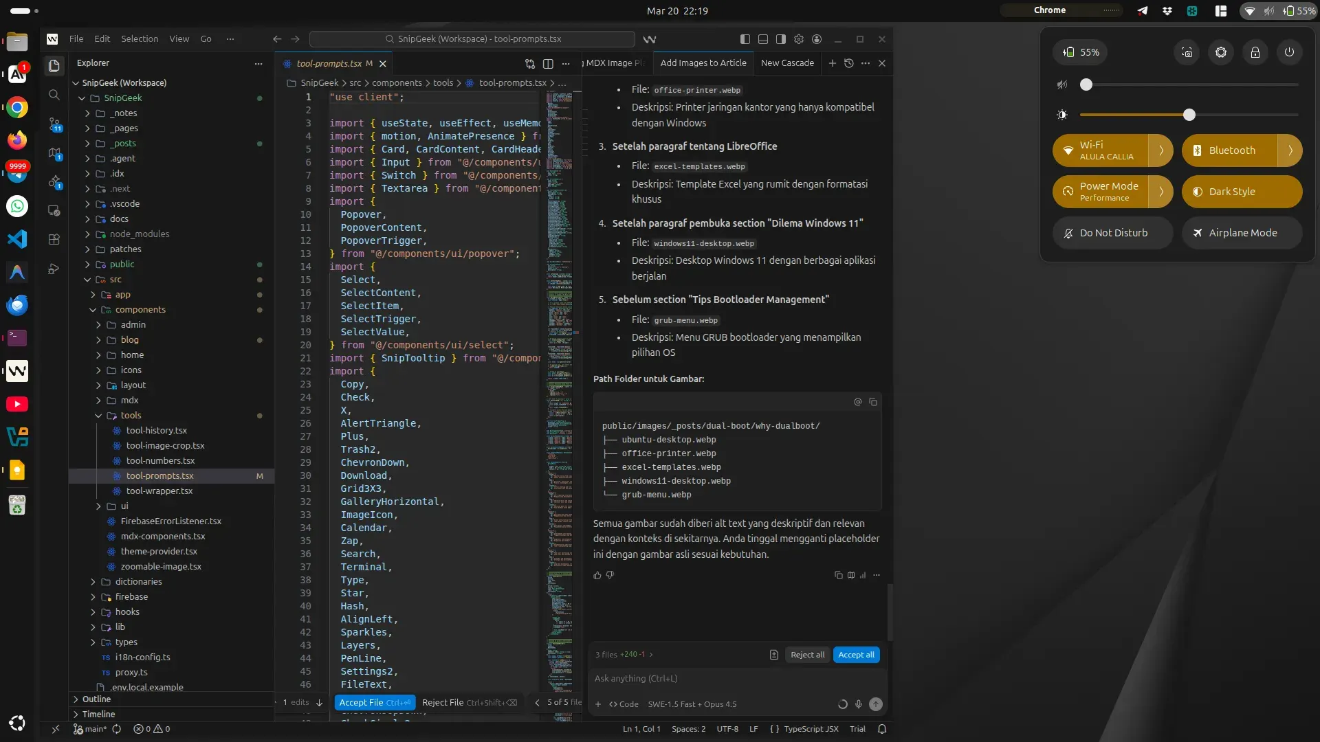Clean and minimal Ubuntu desktop interface