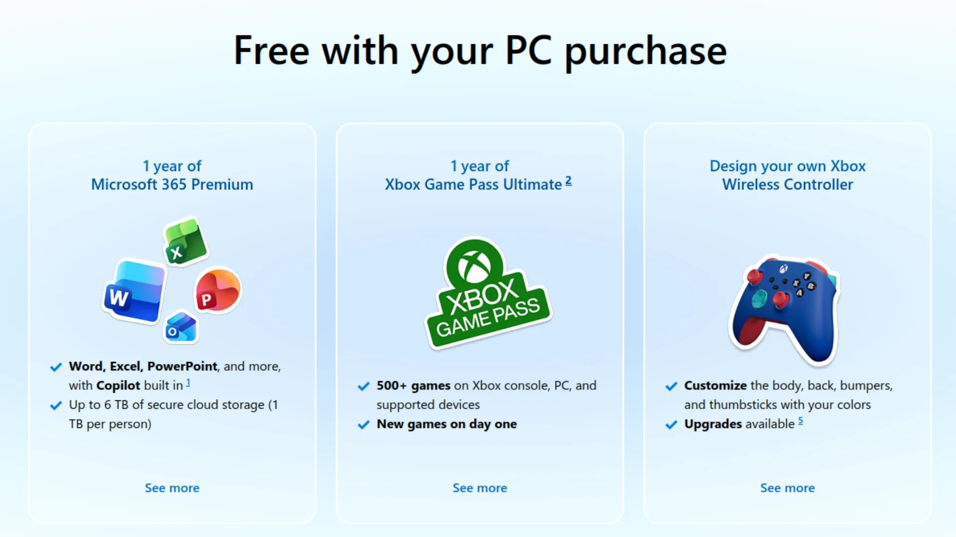 Microsoft 365 Premium and Xbox Game Pass Ultimate bundle promo for students