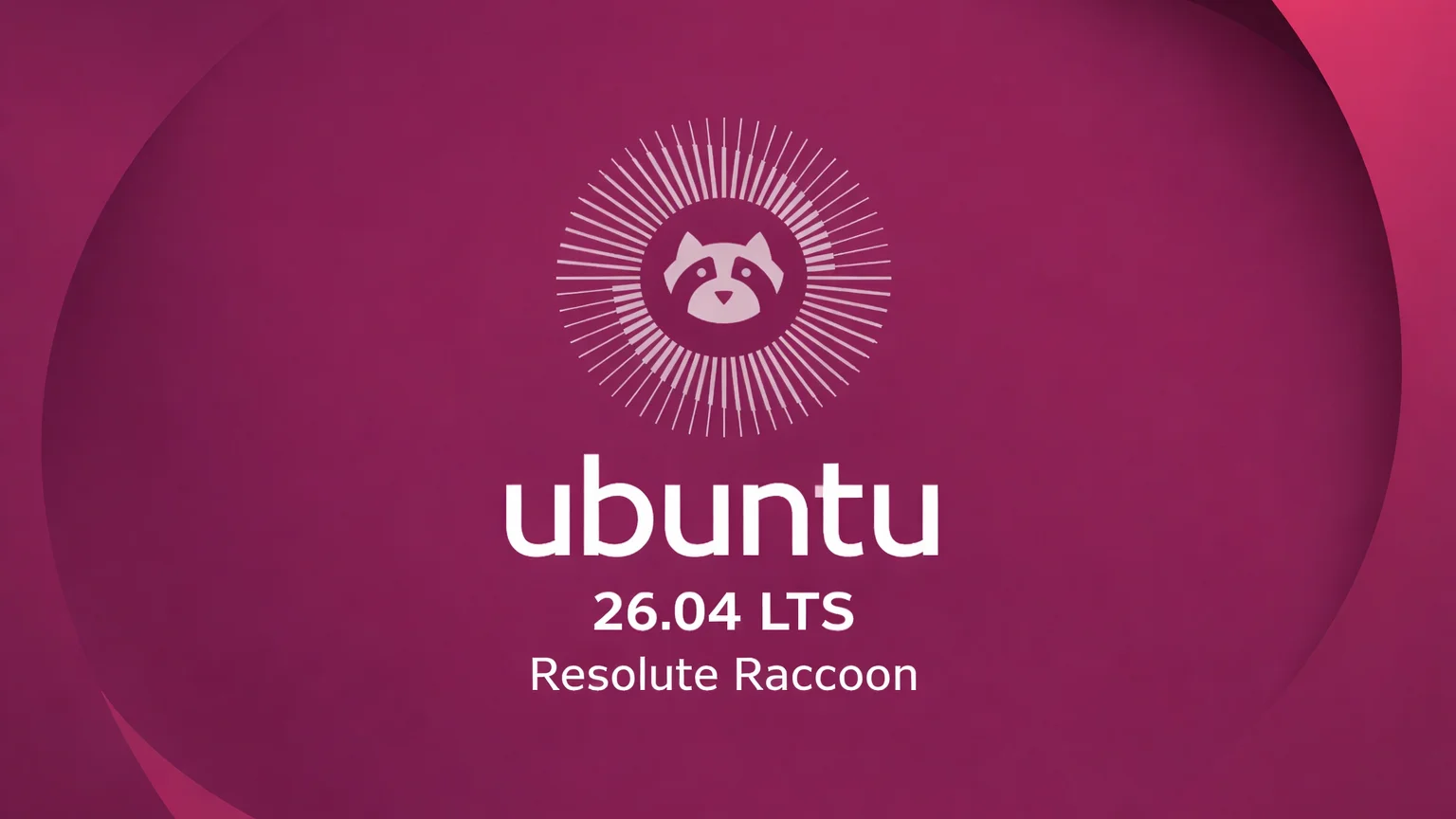 Ubuntu 26.04 LTS Resolute Raccoon banner