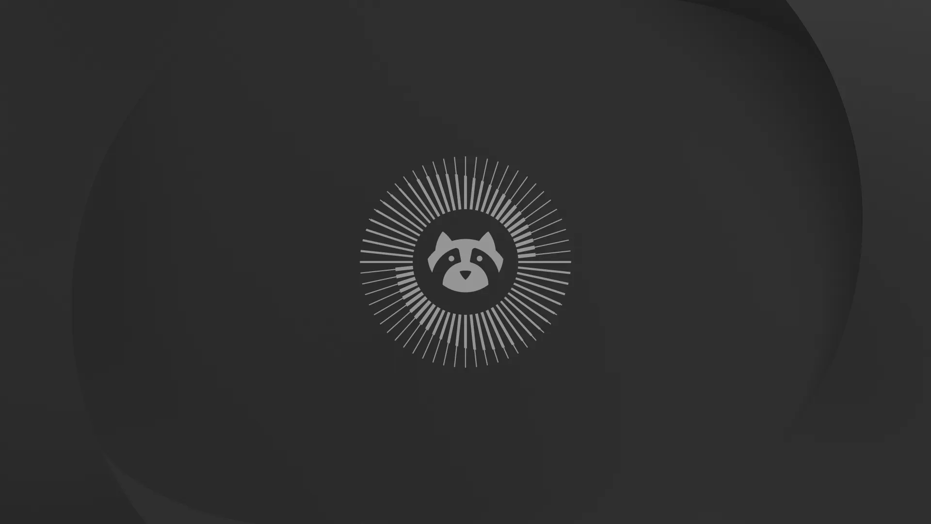 Ubuntu 26.04 Resolute Raccoon wallpaper dark variant 1920x1080.